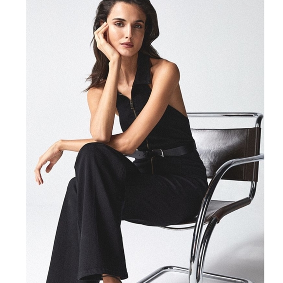 NWT REISS | Pennie Denim Jumpsuit - Picture 2 of 13